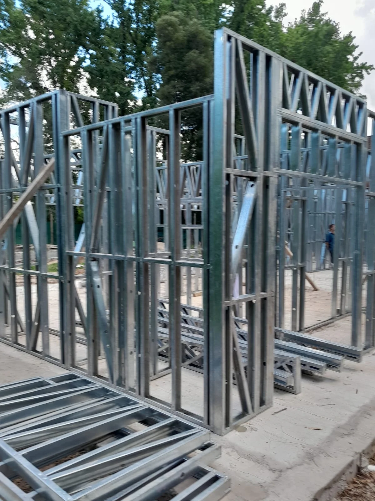 Obra de construcción en seco y estructura de perfiles galvanizados en Buenos Aires - Macons Constructora